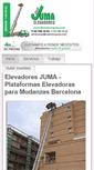 Mobile Screenshot of elevadoresjuma.com